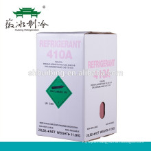 11.3kg cylinder packed 99.9% Purity refrigerants gas R410a